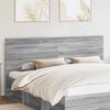 vidaXL Tăblie cap cu headboard Gri Sonoma 200 cm Lemn compozit