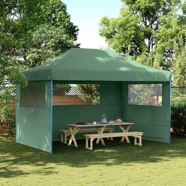 vidaXL Cort pentru Petreceri Verde 292 x 440 x 315 cm Material Oxford