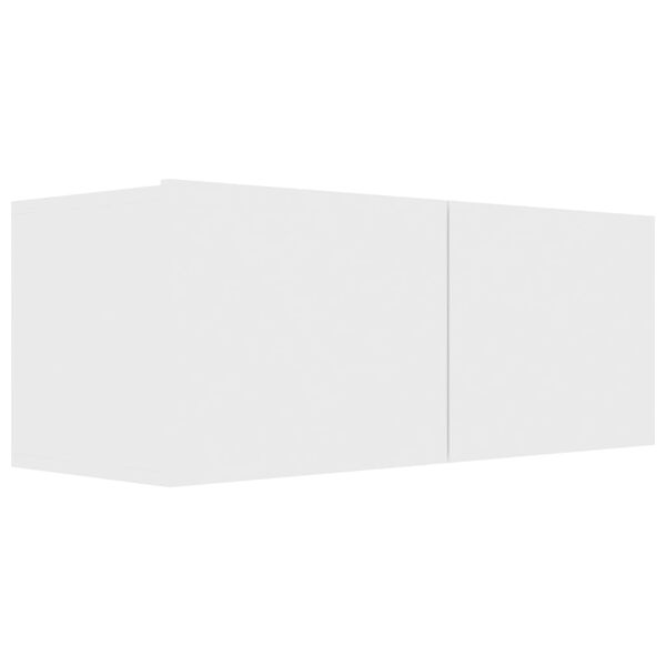 vidaXL Set dulapuri TV, 7 piese, alb, lemn prelucrat