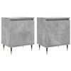 vidaXL Noptiere, 2 buc., gri beton, 40x30x50 cm, lemn compozit