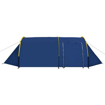 vidaXL Cort de camping, 4 persoane, bleumarin/galben