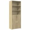 vidaXL Dulap &icirc;nalt, stejar sonoma, 70x42,5x185 cm, lemn prelucrat