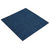 vidaXL Placă de carpetă albastru 50 x 50 cm 20 pcs PP și bitum