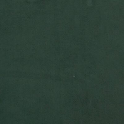 vidaXL Tăblii de pat, 2 buc, verde închis, 100x5x78/88 cm, catifea