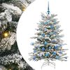 vidaXL Brad de Crăciun artificial cu ramuri articulare Alb 150 cm