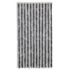 vidaXL Perdea pentru insecte, gri și negru, 100x220 cm, chenille