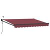 vidaXL Cort electric retractabil Roșu Burgund 2,5 x 2 m