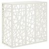 vidaXL Husă pentru aer condiționat Alb 110 x 50 x 105 cm Oțel