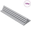 vidaXL Barele cu filet 900 buc. Argintiu Metal
