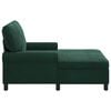 vidaXL șezlong de relaxare Verde închis 91 x 157 x 91 cm Catifea