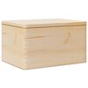 vidaXL Cutie din lemn cu capac 40x30x23 cm din lemn masiv de pin