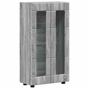 vidaXL Bufet FLORIN 55,5 x 29 x 100 cm Gri Sonoma Lemn prelucrat