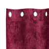 vidaXL Cortine din catifea cu perdele 2 pcs bordo 245 x 140 cm Catifea