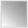 vidaXL Oglindă de baie cu LED Transparent 50 x 50 cm sticlă securizată