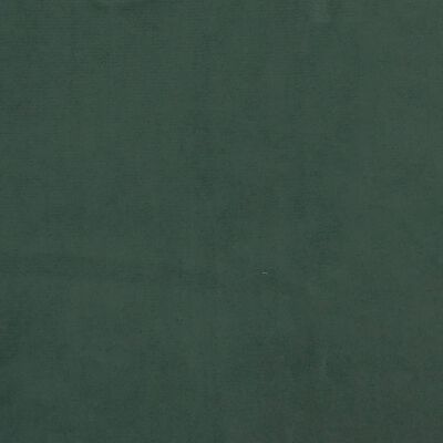 vidaXL Tăblie pat cu aripioare verde închis 147x23x118/128 cm catifea