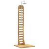 vidaXL Duș exterior 225 cm Lemn masiv de acacia și oțel inoxidabil Alb