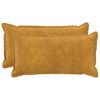 vidaXL Husă pentru pernă 2 pcs HOUTEN Galben 40 x 80 cm