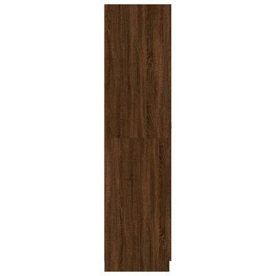 vidaXL Șifonier, stejar maro, 90x52x200 cm, lemn prelucrat