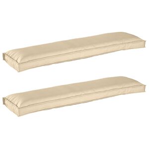 vidaXL Set de perne pentru palet 2 pcs Bej 150 x 40 x 8 cm