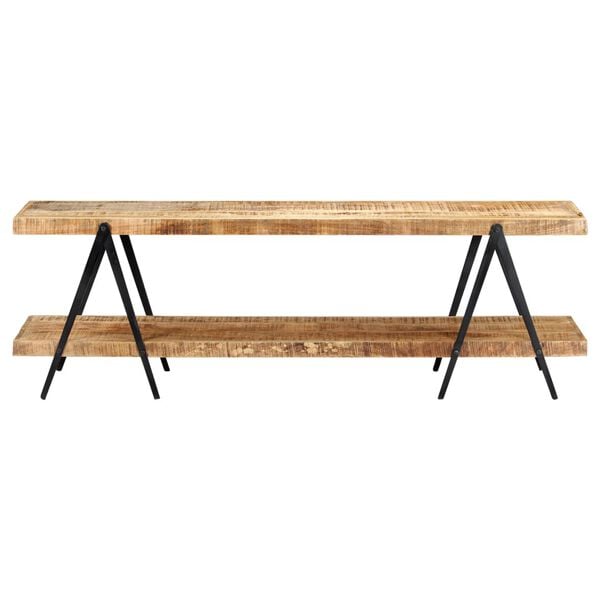 vidaXL Comodă TV, 160x40x50 cm, lemn masiv de mango