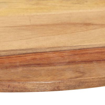vidaXL Blat de masă, 70 cm, lemn masiv sheesham, rotund, 15-16 mm