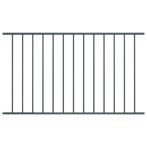 vidaXL Panou de gard Woerden din oțel vopsit &icirc;n c&acirc;mp electrostatic 1,7x0,75 m antracit