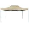 42511 vidaXL Foldable Tent Pop-Up 3x4,5 m Cream White