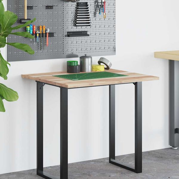 vidaXL Blat de birou netratat, 100x60x2 cm, lemn masiv de acacia