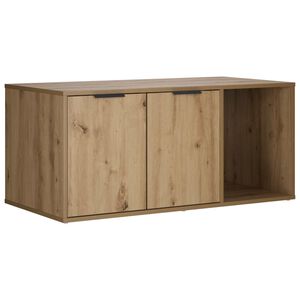 vidaXL Mobilier pentru pisici Stejar Artizanal 100 x 49 x 45 cm