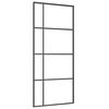 vidaXL Ușă glisantă cu set feronerie, 90x205 cm, sticlă ESG/aluminiu
