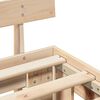 vidaXL Cadru de pat cu headboard natural 80 x 200 cm Lemn de pin masiv