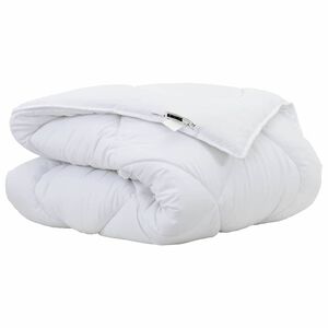 vidaXL Duvet de iarnă Alb 200 x 135 x 5 cm Poliester