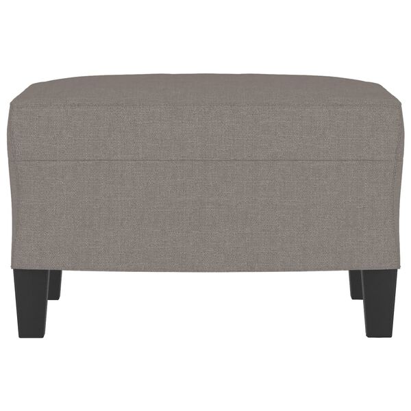 vidaXL Taburet, gri taupe, 60x50x41 cm, material textil