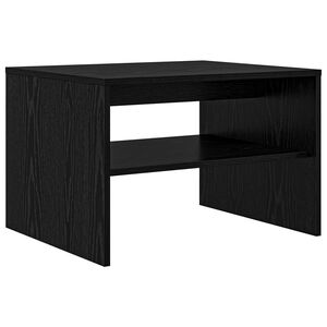 vidaXL Masă de cafea Stejar Negru 60 x 50 x 40 cm Lemn prelucrat