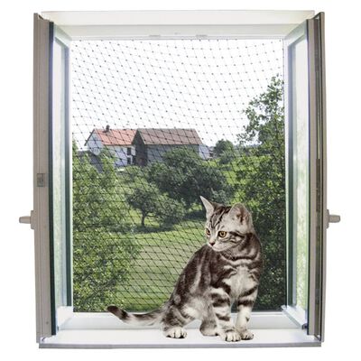 Kerbl Plasă de siguranță pentru pisici, 4x3 m, transparent