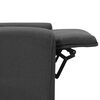 vidaXL Fotoliu de masaj cu ridicare, gri închis, textil