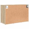 vidaXL Dulap pentru pantofi cu raft Stejar Sonoma 77,5 x 30 x 51 cm
