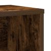 vidaXL Bibliotecă, stejar fumuriu, 60x24x76,5 cm, lemn prelucrat