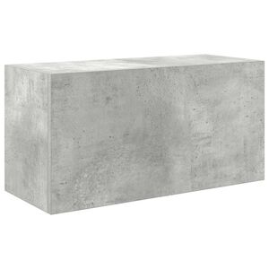 vidaXL Dulap perete baie, gri beton, 60x25x30 cm, lemn prelucrat