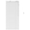 vidaXL Jaluzea venetiană Alb 65 x 130 cm 35 mm Lemn solid de Paulownia