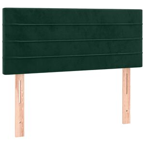vidaXL Tăblie de pat, verde &icirc;nchis, 80x5x78/88 cm, catifea
