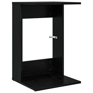 vidaXL Masă laterală Stejar Negru 40 x 38 x 62,5 cm Lemn prelucrat