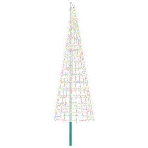 vidaXL Instalație brad de Crăciun cu țăruș și catarg 300 cm