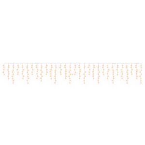 vidaXL Perdea de lumini 798 LED-uri Alb cald 2000 x 72 cm