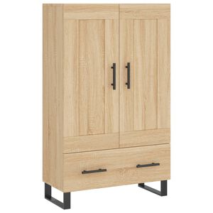 vidaXL Dulap &icirc;nalt, stejar Sonoma, 69,5x31x115 cm, lemn prelucrat