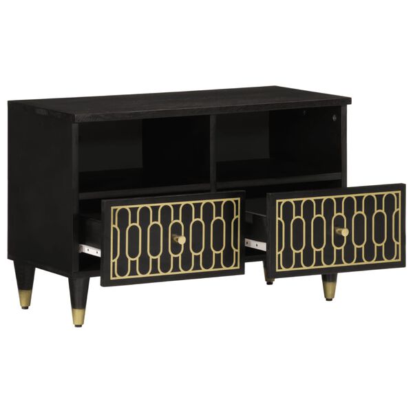 vidaXL Comodă TV, 70x33x46 cm, lemn masiv de mango