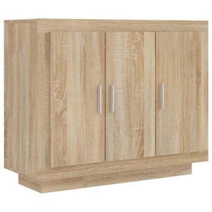 vidaXL Dulap, stejar sonoma, 92x35x75 cm, lemn compozit