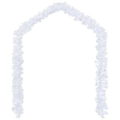 vidaXL Ghirlande de Crăciun, 4 buc., alb, 270 cm, PVC