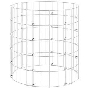 vidaXL Compostor de grădină, &Oslash;50x50 cm, oțel galvanizat