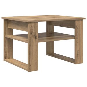 vidaXL Masă de cafea Stejar Artizanal 64 x 54 x 44 cm Lemn prelucrat